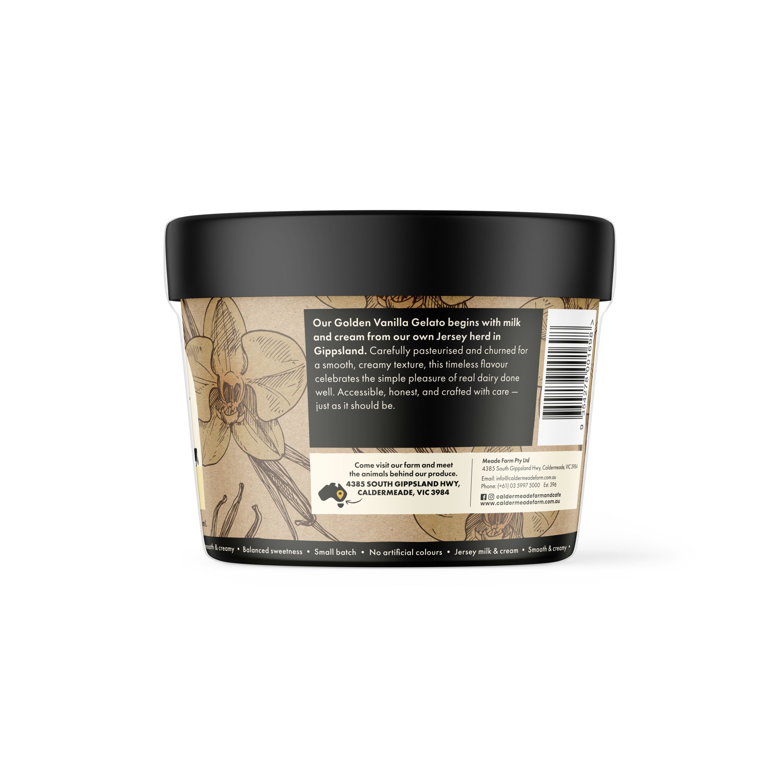 Golden Vanilla Jersey Cream Gelato - Image 4